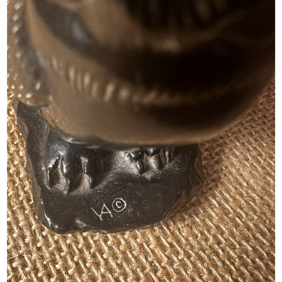 Owl Soap Stone Hand Carved in Canada-Vintage and Cute Excellent - Picture 6 of 9